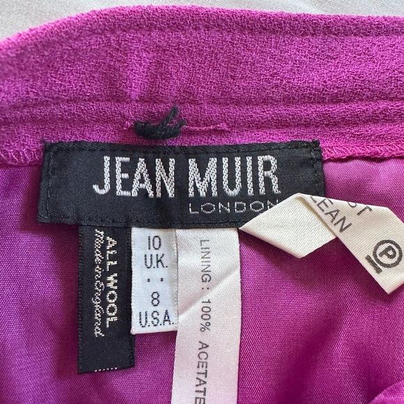 JEAN MUIR ~ Womens Pencil Skirt Size UK 10 US SIZE 8 100% Wool - Picture 3 of 5